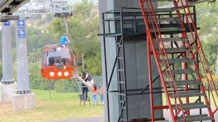 Antalya'da teleferik kabini düştü! Ölü ve yaralılar var