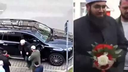 'Her yanı Gavs’a benziyor...' Menzil şeyhinin oğlu Avrupa'da milyonluk araba ve korumalarla gezdi