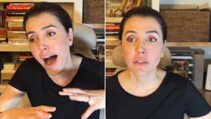 Azra Kohen'in skandal Filistin sözlerine tepki yağıyor! "İçerikleri EBA'dan silinsin" çağrıları...