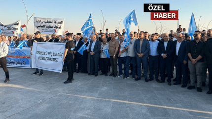 Kerkük’te gösteriler başladı! “Kerkük Türk'tür ve Türk kalacaktır!”