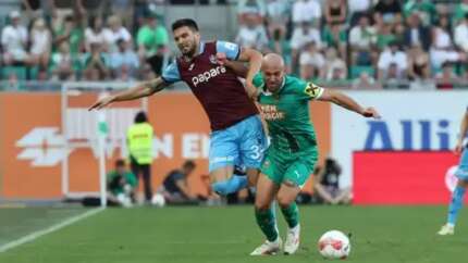 Trabzonspor Rapid Wien'i geçemedi, Avrupa Ligi'ne veda etti! Rapid Wien 2 - 0 Trabzonspor | Maçın özeti