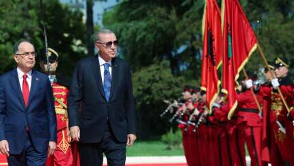 Cumhurbaşkanı Erdoğan, Arnavutluk Cumhurbaşkanı Begaj ile görüştü