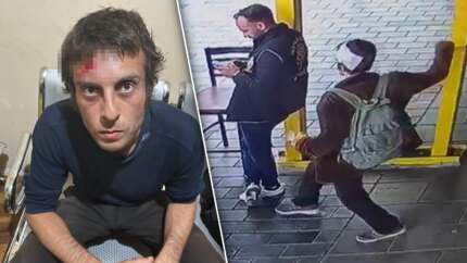 İstiklal Caddesi'nde polise bıçakla saldıran şahsın tehdit görüntüleri ortaya çıktı!