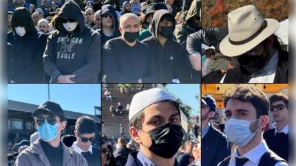 Büyük yüzsüzlük! FETÖ cenazesinde maskeli balo