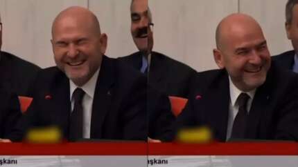 Sırrı Süreyya Önder'in sözünü duyan Süleyman Soylu kahkaha attı... Meclis'te gülümseten anlar