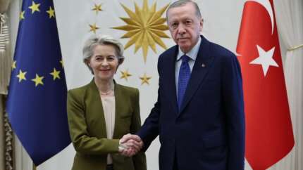 Ankara'da Suriye zirvesi! Cumhurbaşkanı Erdoğan AB Komisyonu Başkanı von der Leyen'i kabul etti