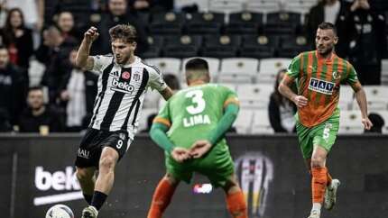 Beşiktaş Alanyaspor'a takıldı, yine kazanamadı! Beşiktaş 1 - 1 Alanyaspor | Maçın özeti