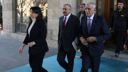 DEM Parti heyeti, Numan Kurtulmuş ile görüştü! "Umutluyuz" mesajı...