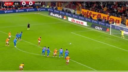 Galatasaray Göztepe penaltı pozisyonu
