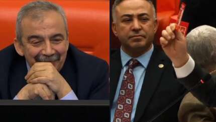 Mecliste kırmızı kart müsameresi! İşte Sırrı Süreyya Önder'in gülmemek için kendini zor tuttuğu o anlar