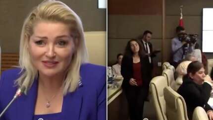 Agresif feministler rahatsız oldu! Zahide Yetiş'in katıldığı komisyonda, DEM'li vekiller salonu terk etti!