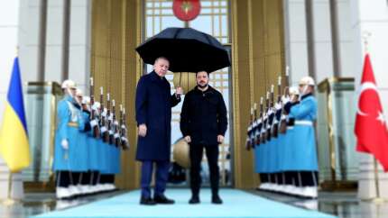 Barışın merkezi Ankara! Cumhurbaşkanı Erdoğan- Zelenski görüşmesi başladı! Erdoğan'dan dikkat çeken jest...