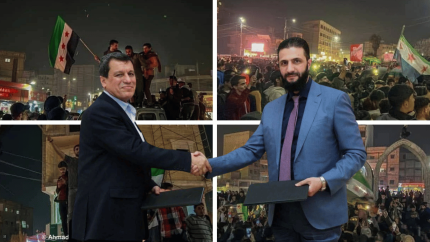 Tarihi anlaşma sonrası Suriye'de büyük kutlama: Harita yemyeşil oldu!
