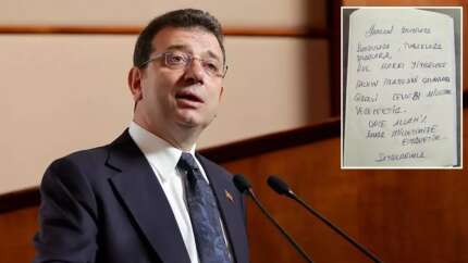 İmamoğlu gözaltına alınırken deftere bakın ne yazdı! El yazılı not dikkat çekti
