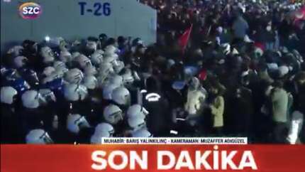 Sözcü TV'de rezalet yayın: Polise yapılan saldırıyı at yarışı gibi anlattılar!