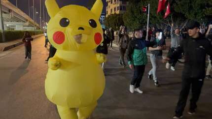 Ekrem İmamoğlu protestolarında Pikachu kostümlü gösterici gündem oldu