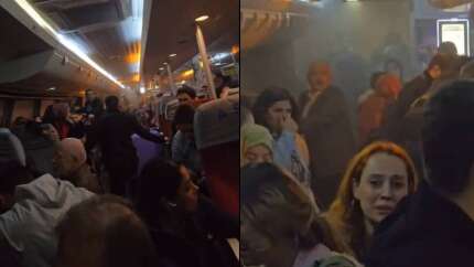 İstanbul-Bursa BUDA seferinde yangın! Yaşanan panik anlarının yeni görüntüleri ortaya çıktı