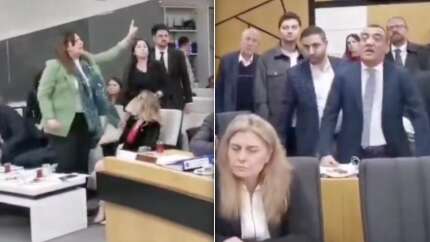 CHP'li Afyonkarahisar Belediye Meclisi karıştı! Başkan Burcu Köksal'dan 'Elini kırarım' tehdidi...
