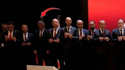 Yavru Vatan Kıbrıs'ta 28 Şubat zihniyeti hortladı! Muhalefet lideri Erhürman duadan rahatsız olup el açmadı