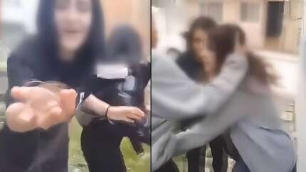 Liseli kızlardan arkadaşlarına akran zorbalığı ve dayak