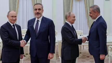 Dışişleri Bakanı Hakan Fidan ve Rusya Devlet Başkanı Vladimir Putin arasında kritik görüşme