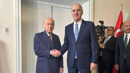TBMM Başkanı Numan Kurtulmuş'tan MHP lideri Devlet Bahçeli'ye ziyaret: Gündemde "komisyon" var