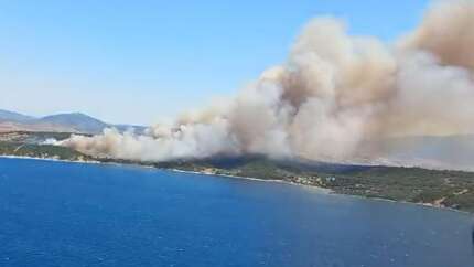 İzmir Aliağa’da korkutan orman yangını: Havadan ve karadan müdahale başlatıldı!