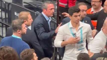 Beşiktaş - Fenerbahçe derbisinde salon gerildi, Ali Koç müdahale etti!