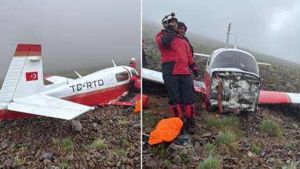 Rize Valisi acı haberi verdi: Düşen uçakta pilot hayatını kaybetti, kadın yolcu sağ bulundu
