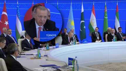 Cumhurbaşkanı Erdoğan Azerbaycan'da! "Filistin davasını terk edemeyiz! İsrail'in saldırıları bölgemizi tehdit ediyor"