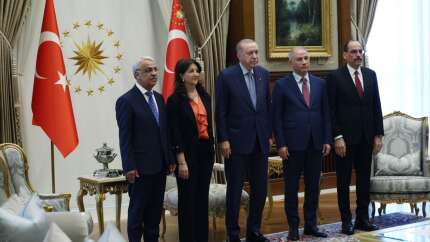 Cumhurbaşkanı Erdoğan ile DEM heyetinin görüşmesinin ardından DEM Parti'den ilk açıklama! 'Sürecin ilerlemesi konusunda karşılıklı irade devam ediyor'
