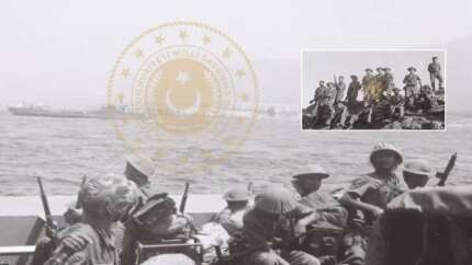 MSB paylaştı; Kıbrıs Barış Harekatı'nın ilk kez yayımlanan fotoğrafları