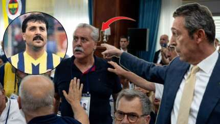 Ali Koç parmağıyla gösterip "çıkarın" dedi, Fenerbahçe efsanesi Müjdat Yetkiner salondan çıkarıldı