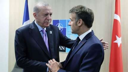 Macron'dan Türkçe paylaşım: "Cumhurbaşkanı Erdoğan'la Gazze'yi görüştük"