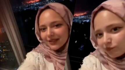 Bursa’daki yangını arkasına alıp ‘yanıyor yanaklarım’ şarkısıyla video çekti! Tepkiler çığ gibi...