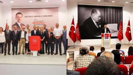 CHP'den tepki çeken eylem: Atatürk portresi kaldırıldı, İmamoğlu resmi koyuldu!