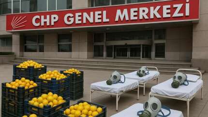 CHP'de 15 Eylül hazırlığı! Dikkat çeken iddia: Genel merkeze kasa kasa limon, gaz maskesi ve yatak getirildi