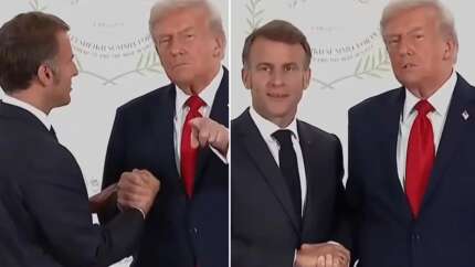 Trump ve Macron, ayaküstü birbirini tehdit etmiş! 26 saniyelik tokalaşmanın perde arkası ortaya çıktı...