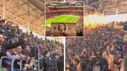 Trabzonspor taraftarından Uğurcan Çakır'a küfürlü tezahürat!