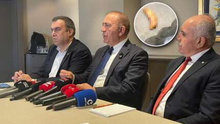 CHP İstanbul İl binasına dışkılı saldırı! Gürsel Tekin kameralar karşısında açıklama yaptı: Kameralar var, giriş ve çıkışlar tespit edilir!