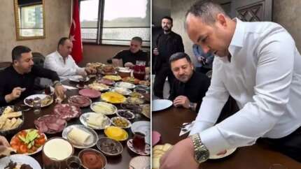İYİ Partili Nevşehir Belediye Başkanı Rasim Arı’nın lüks galeride kahvaltı görüntüleri sosyal medyada tartışma yarattı