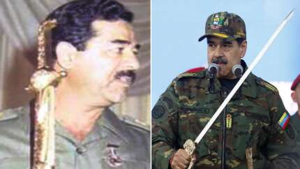 Maduro'nun sonu Saddam gibi mi olacak? Maduro Trump’a kılıç çekti! Bolivar’ın 200 yıllık kılıcıyla verilen mesaj dünyanın gündeminde