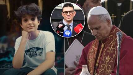 Papa 14. Leo, İstanbul’da Ahmet Minguzzi’nin babasıyla bir araya geldi! "Ahmet, Müslümanların da kardeşlik meleği"