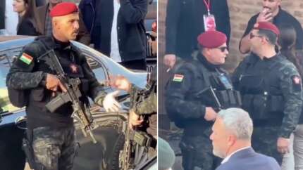 Barzani’nin korumalarının kamuflajlı ve uzun namlulu silahlarla Türkiye’ye gelmesine tepki: Bu protokol ihlalidir, devletimizin koruması herkese yeter!