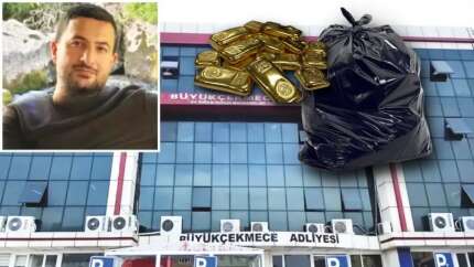 Büyükçekmece Adliyesi'ndeki 25 kilo altın kaçırma skandalının detayları ortaya çıktı! Katip Erdal Timurtaş 154 milyonu çöp poşetine doldurmuş...