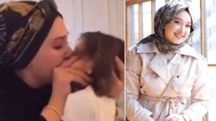 Fenomen Emure skandalı! Emine Şahin'in küçük kızı dudaklarından öptüğü video büyük tepki çekti: Bakanlık ve emniyete çağrı yapılıyor
