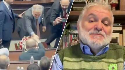 AK Parti Grup Toplantısı'nda Cumhurbaşkanı Erdoğan'ın elini sıkan Ruşen Çakır'dan 'İçim rahat' çıkışı: Yanlış bir şey yok!