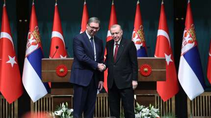 "Sırbistan'la ticaret hacmi yükseliyor" vurgusu: Cumhurbaşkanı Erdoğan: 5 milyar dolar hedefine adım adım yaklaşıyoruz