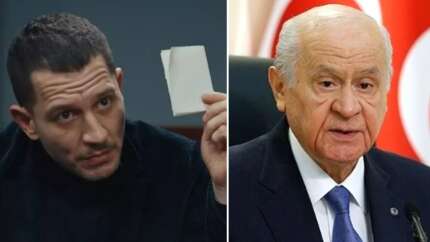 Televizyon tarihinde bir ilk... Uraz Kaygılaroğlu, Devlet Bahçeli'ye diziden selam gönderdi: Derin bir devlet var!