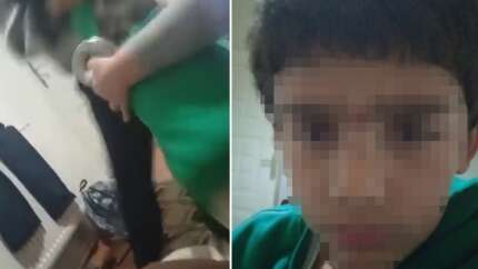Kayseri'de üvey baba dehşeti! 9 yaşındaki çocuğa şiddet kamerada: Annesi korumaya çalıştı!